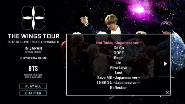 [DVD韩国演唱会][BTS 방탄소년단 – 2017 BTS Live Trilogy Episode III – THE WINGS TOUR IN JAPAN ~Special Edition~ at KYOCERA DOME 2018][DVD ISO][10.84GB][百度网盘]