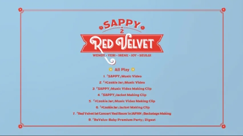 [DVD韩国演唱会][레드벨벳 Red Velvet – SAPPY 2019][DVD ISO][5.41GB][百度网盘]