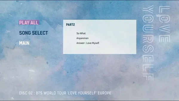 [DVD韩国演唱会][BTS 방탄소년단 – BTS WORLD TOUR -LOVE YOURSELF- EUROPE 2019][2DVD ISO][15GB][百度网盘]