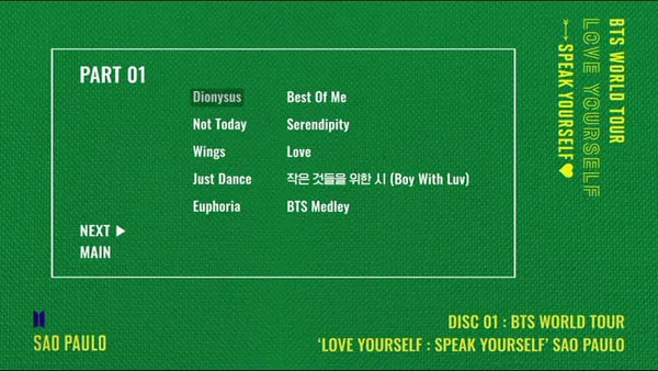 [DVD韩国演唱会][BTS 방탄소년단 – BTS WORLD TOUR -LOVE YOURSELF SPEAK YOURSELF- SAO PAULO 2019][2DVD ISO][12.1GB][百度网盘]