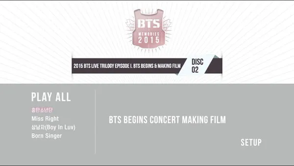 [DVD韩国演唱会][BTS MEMORIES OF 2015][4DVD ISO][25.49GB][百度网盘]