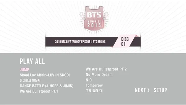 [DVD韩国演唱会][BTS MEMORIES OF 2015][4DVD ISO][25.49GB][百度网盘]