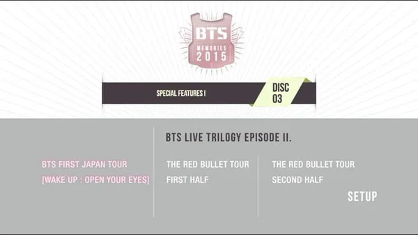[DVD韩国演唱会][BTS MEMORIES OF 2015][4DVD ISO][25.49GB][百度网盘]