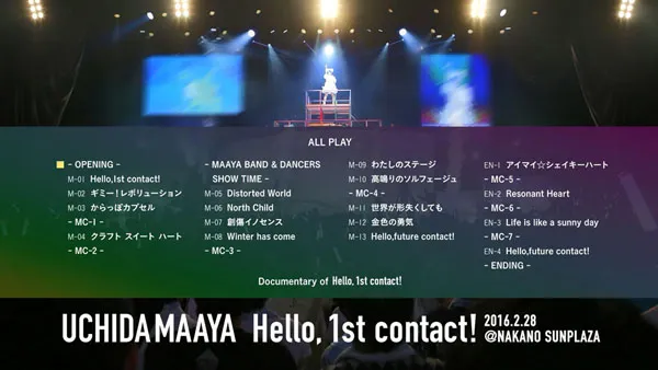 [BD日本演唱会][内田真礼 Maaya Uchida – UCHIDA MAAYA 1st LIVE Hello, 1st contact! 2016][BDMV][33GB][百度网盘]
