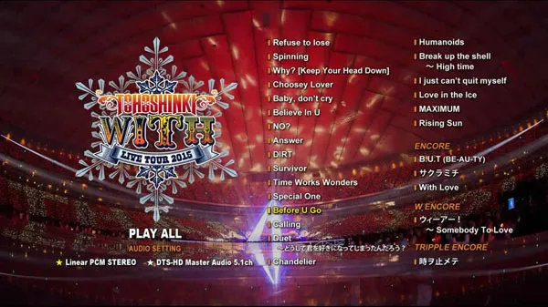 [BD韩国演唱会][东方神起演唱会 TOHOSHINKI LIVE TOUR 2015~WITH][BDMV双碟 60.5G][百度网盘]