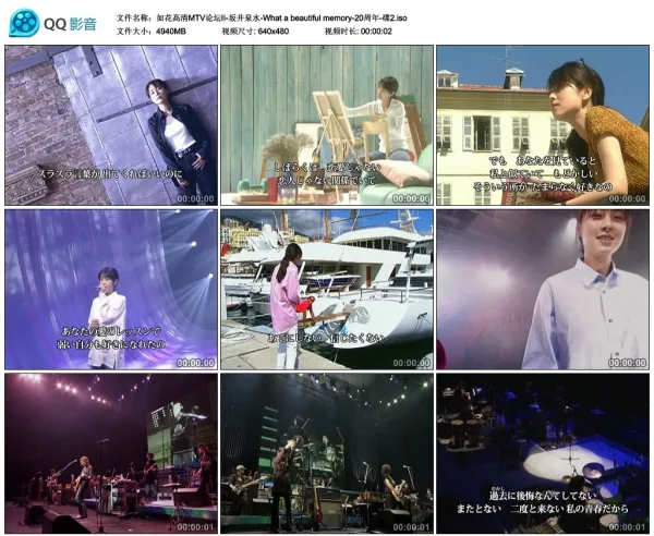 [DVD日本演唱会][坂井泉水 – What a beautiful memory-20周年][2DVD-ISO][6.56G+4.82G][百度网盘]
