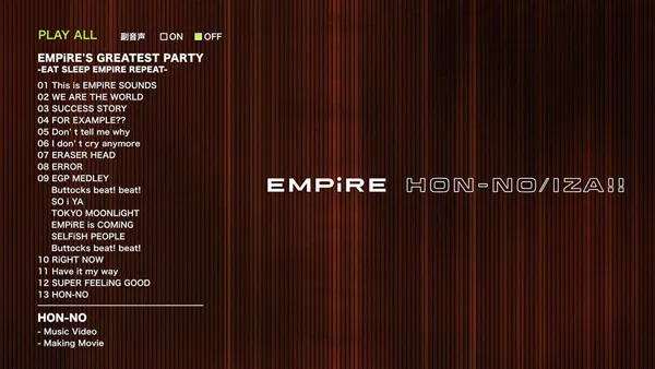[BD日本演唱会][EMPiRE – EMPiRE S GREATEST PARTY at USEN STUDIO COAST 2021][BDISO][19.5GB][百度网盘]