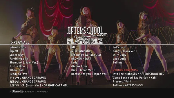 [BD韩国演唱会][After School组合First Japan Tour PLAYGIRLZ日本演唱会2012][BDMV 38.3G][百度网盘]