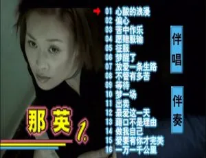 那英《心酸的浪漫》原装巨星MTV卡拉OK精选DVD音乐专辑碟 3.41G 百度网盘资源