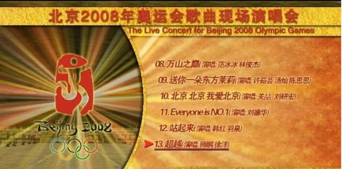 [DVD大陆演唱会][北京2008奥运歌曲现场演唱会][DVD ISO双碟][7.38G][百度网盘]