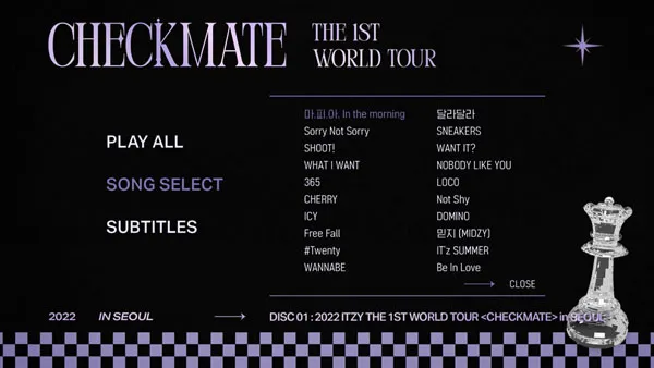 [BD韩国演唱会][ITZY 있지 – 2022 ITZY THE 1ST WORLD TOUR CHECKMATE in SEOUL 2023[BDISO 2BD 63.2GB][百度网盘]