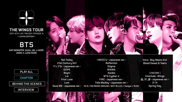 [BD韩国演唱会][BTS – 2017 BTS Live Trilogy Episode III The Wings Tour ~Japan Edition~ at Saitama Super Arena][BDISO][44.9GB][百度网盘]