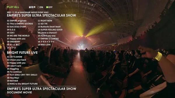 [BD日本演唱会][EMPiRE – EMPiRE S SUPER ULTRA SPECTACULAR SHOW at MAKUHARI MESSE 2021][BDISO][38.3GB][百度网盘]
