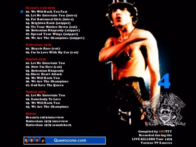 [DVD欧美演唱会][皇后乐队 Queen – Live Killers 1979 [2008] 4xDVD5][DVD ISO][16GB][百度网盘]