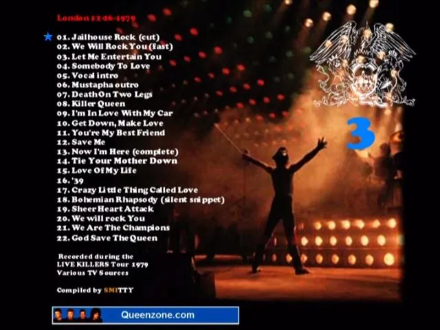 [DVD欧美演唱会][皇后乐队 Queen – Live Killers 1979 [2008] 4xDVD5][DVD ISO][16GB][百度网盘]