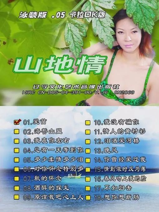 [DVD音乐专辑碟][山地情歌 – 泳装版(花仙子)[碟5][KTV][DVD-ISO][3.78GB][百度网盘]