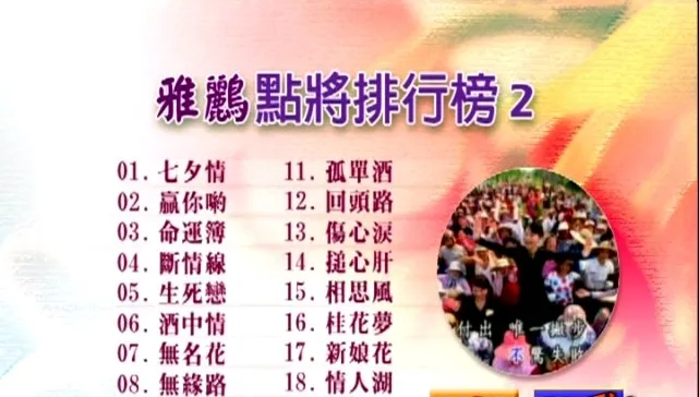 [DVD音乐专辑碟][群星 – 雅鹂点将排行榜02][KTV][DVDISO][4.28G][百度网盘]