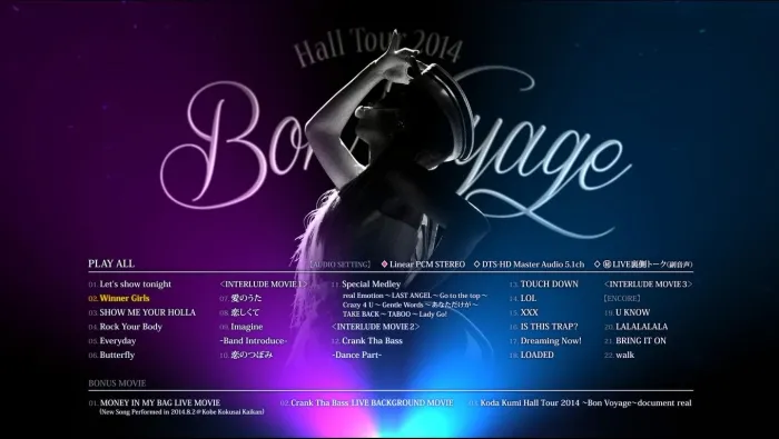 [BD日本演唱会][倖田来未 2014年巡迴演唱会 Koda Kumi Hall Tour 2014 ~Bon Voyage~][BDMV][34.8G][百度网盘]