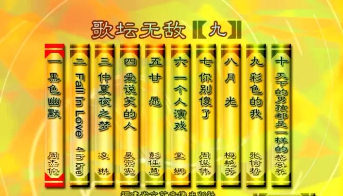 [DVD音乐专辑碟][群星 – 歌坛无敌09][KTV][ISO][3.57G][百度网盘]