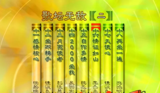 [DVD音乐专辑碟][群星 – 歌坛无敌02][KTV][MDF][3.82G][百度网盘]