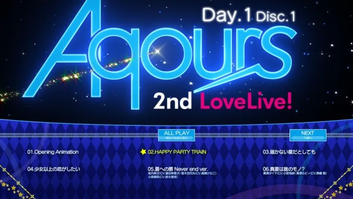 [BD日本演唱会][Aqours 2nd Live Tour Happy Party Train 2017][BDMV 六碟][177G][百度网盘]