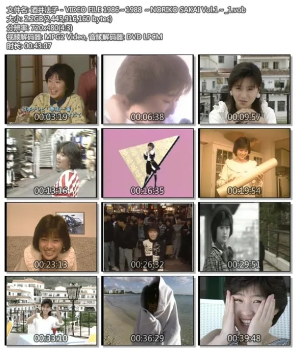 [DVD日本演唱会][酒井法子 – 1988~2005 COMPLETE DVD BOX D9 DISC 20周年纪念][ISO7碟49.6G][百度网盘]