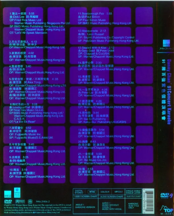 [DVD香港演唱会][陈百强 – 1991紫色个体演唱会卡拉OK][DVD_ISO][4.31G][百度网盘]