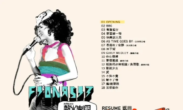 [DVD香港演唱会][薛凯琪 – 903 Fiona 0811热火乐团演唱会][DVDISO][4.07G][百度网盘]