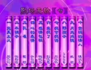 群星《歌坛无敌07》KTV必备DVD音乐专辑碟 3.56G 百度网盘资源