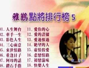 群星雅鹂点将排行榜5 KTV热门DVD音乐专辑4.12G 百度网盘资源
