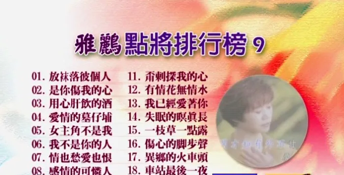 [DVD音乐专辑碟][群星 – 雅鹂点将排行榜9][KTV][DVDNRG][4.29G][百度网盘]
