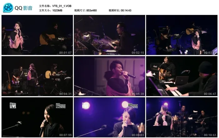 [DVD香港演唱会][谢安琪 – Moov Live 2011你们的幸福][DVDISO][3.6G][百度网盘]