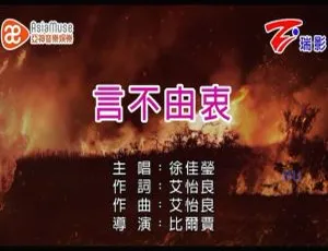 2017 内地徐佳莹《言不由衷》国语 MV 218MB 百度网盘资源