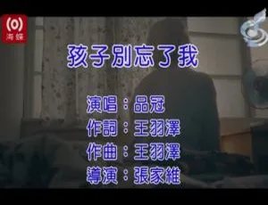 2017 内地国语 MPG 版 87MB 品冠《孩子别忘了我》MV 百度网盘资源-小文资源网