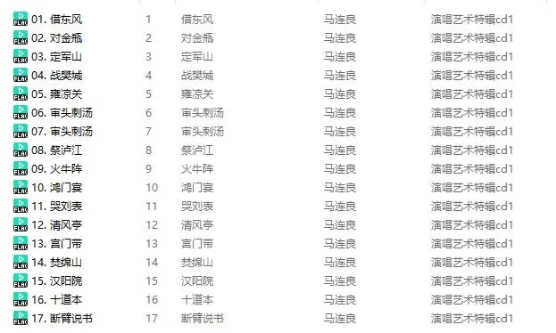 马连良《演唱艺术特辑》[无损FLAC]5CD[百度云网盘下载][FLAC993.93MB]