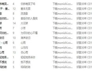 30 年经典好歌 8CD 合集！百度云网盘 WAV/MP3 共 4.30GB 免费下载