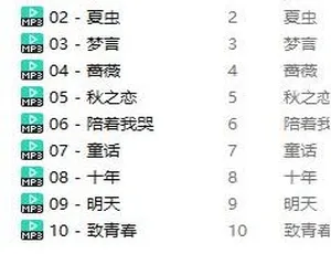 珍藏 4 张 CD 校园民谣歌曲合集！百度云网盘 FLAC/MP3 共 1.11GB 下载