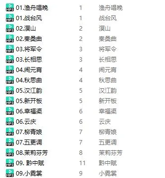 古筝名曲精选22首百度云网盘免费下载资源[MP3272.49MB]