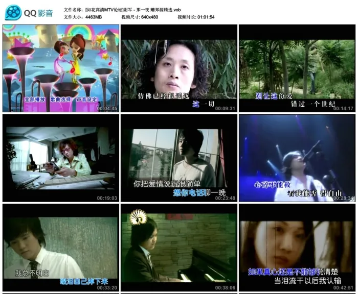 [DVD音乐专辑碟][谢军 – 那一夜 赠郑源精选][DVD-ISO][4.35G][百度网盘]