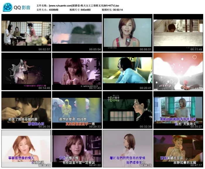 [DVD音乐专辑碟][梁静茹 – 败犬女王之情歌无双][MV+KTV][DVD-ISO3.91G][百度网盘]