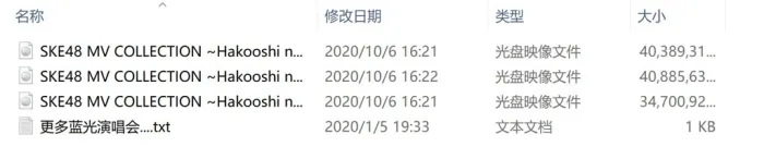 [BD日本演唱会][SKE48蓝光MV合集3BD光盘 SKE48 MV COLLECTION ~Hakooshi no Nakami~ COMPLETE BOX 2016.12.21][3BDISO][110G][百度网盘]