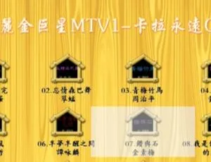 宝丽金巨星MTV1 卡拉永远OK DVD音乐专辑 4.18G 百度网盘资源-小文资源网