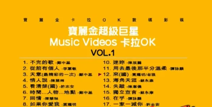 [DVD音乐专辑碟][群星 – 宝丽金超级巨星卡拉OK][KTV][DVDISO][3.91G][百度网盘]