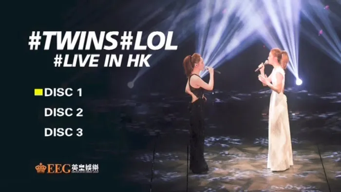 [DVD香港演唱会][Twins – 2015LOL演唱会][DVD_ISO][7.31G][百度网盘]