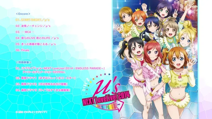 [BD日本演唱会][Love Live! M s – Next Love Live! 2014 – Endless Parade][2BD BDMV][48.9G][百度网盘]