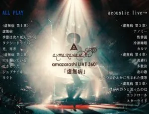 Amazarashi日本演唱会：2017年LIVE 360° Do-Kyomubyo「虚无病」BD资源 43.7G 百度网盘-小文资源网