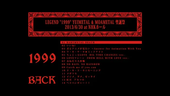 [BD日本演唱会][BABYMETAL – LIVE ~ LEGEND 1999&1997 APOCALYPSE][BDMV][41.9][百度网盘]
