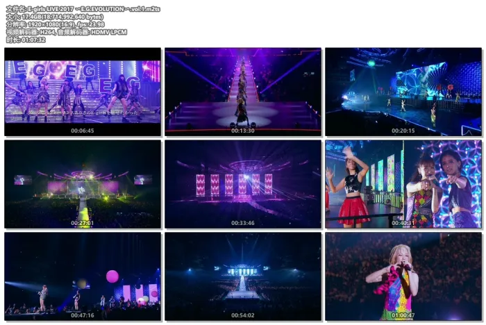 [BD日本演唱会][E-girls LIVE 2017 〜E.G.EVOLUTION〜][M2TS][58.2G][百度网盘]