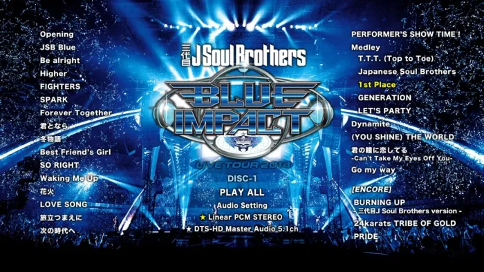 [BD日本演唱会]三代目 J Soul Brothers – LIVE TOUR 2014 “BLUE IMPACT” 2014[BDMV][2BD][53.3][百度网盘]