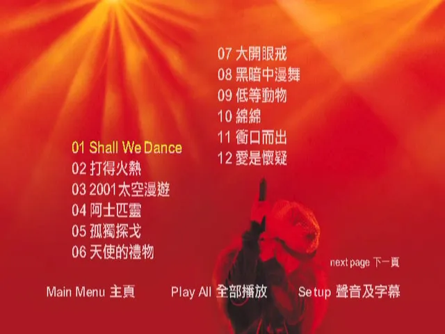 [DVD香港演唱会][陈奕迅 – The Easy Ride Live 2001 DTS视听版 DVD9][DVD ISO][5.67G][百度网盘]